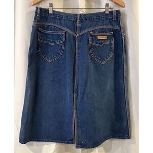 Vintage Gitano skirt 90's Y2K‎ Blue Denim RARE FIND